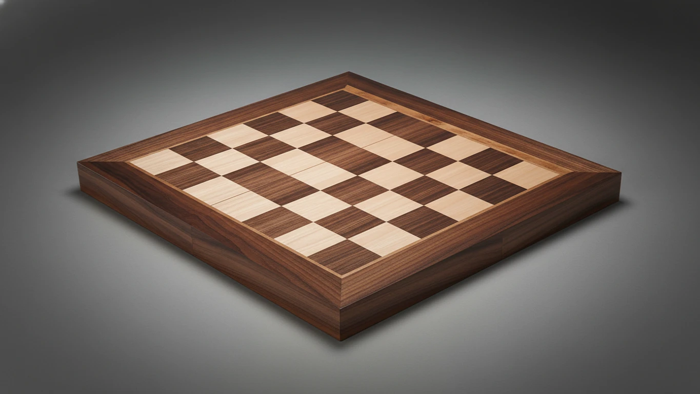 High-End Hardwood Chess Board