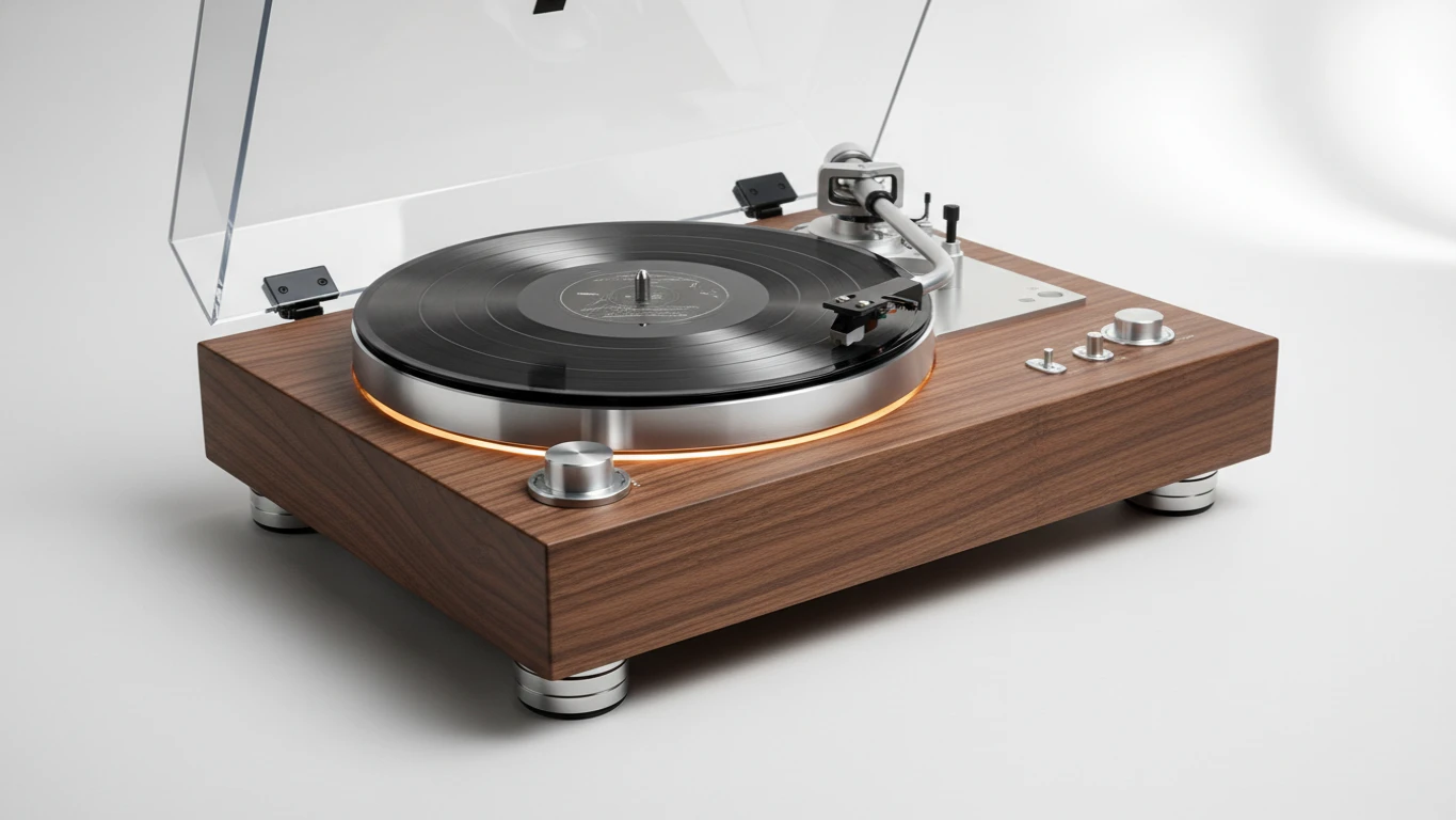 High-Fidelity Vinyl Record Player