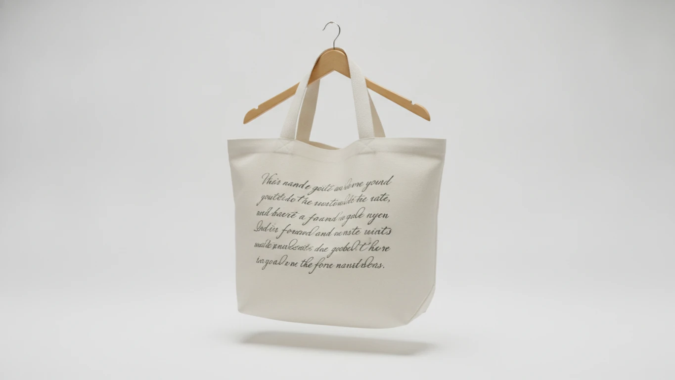 High-Quality Scripture Quote Canvas Tote