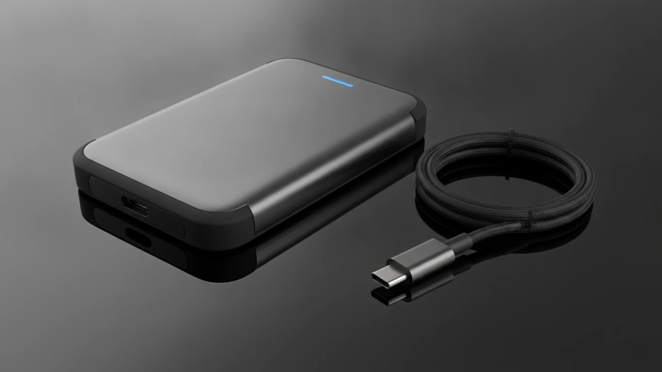 High-Speed External Portable SSD Drive