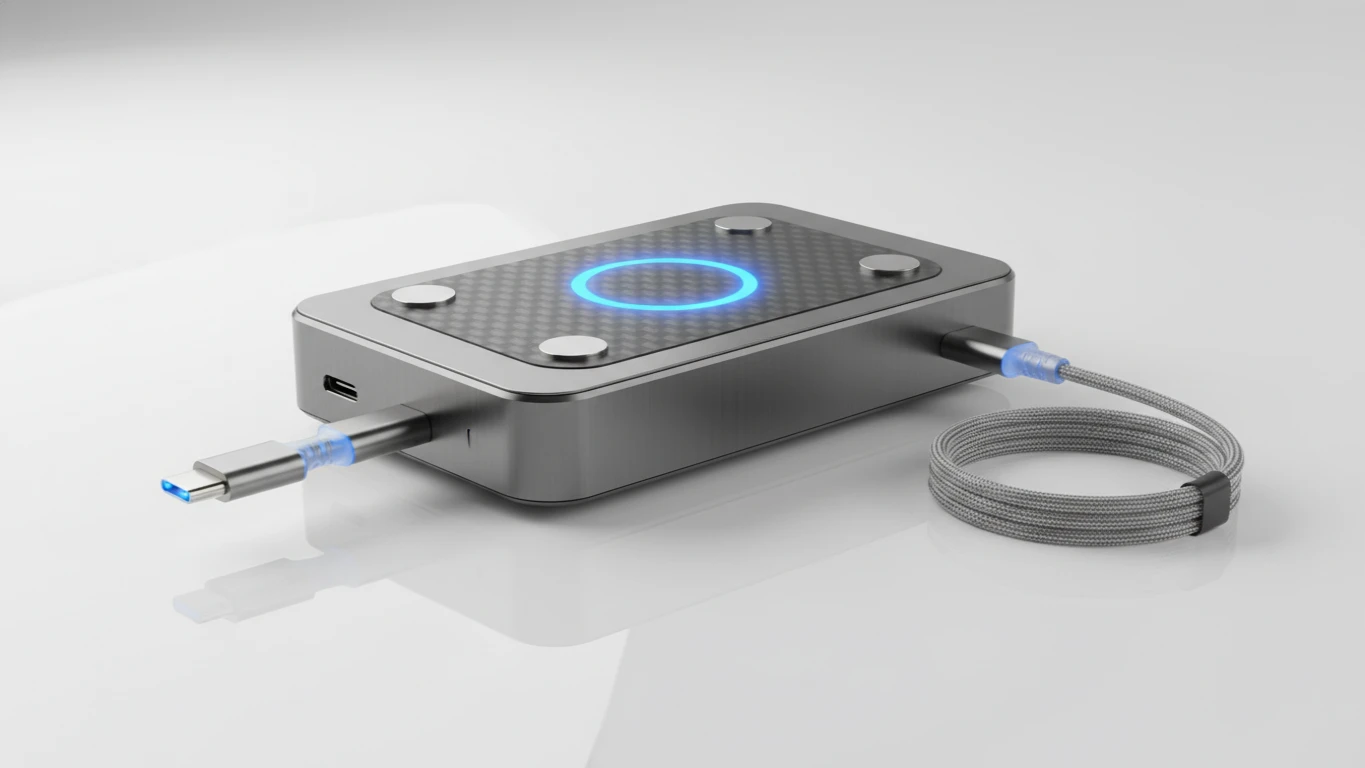High-Speed Magnetic Portable Power Bank