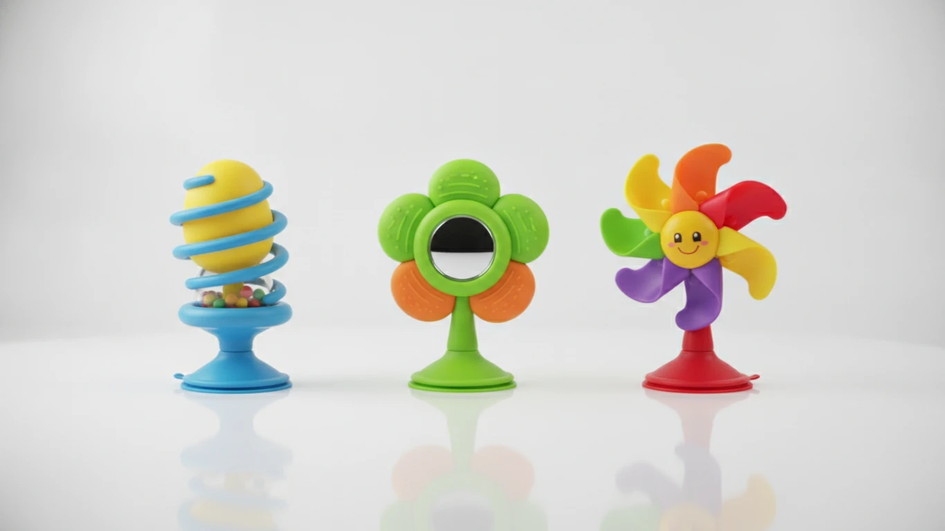 High-Suction Spinning High Chair Toys