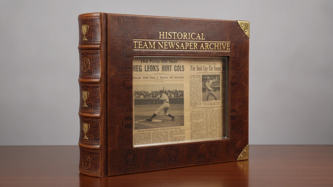 Historical Team Newspaper Archive Book