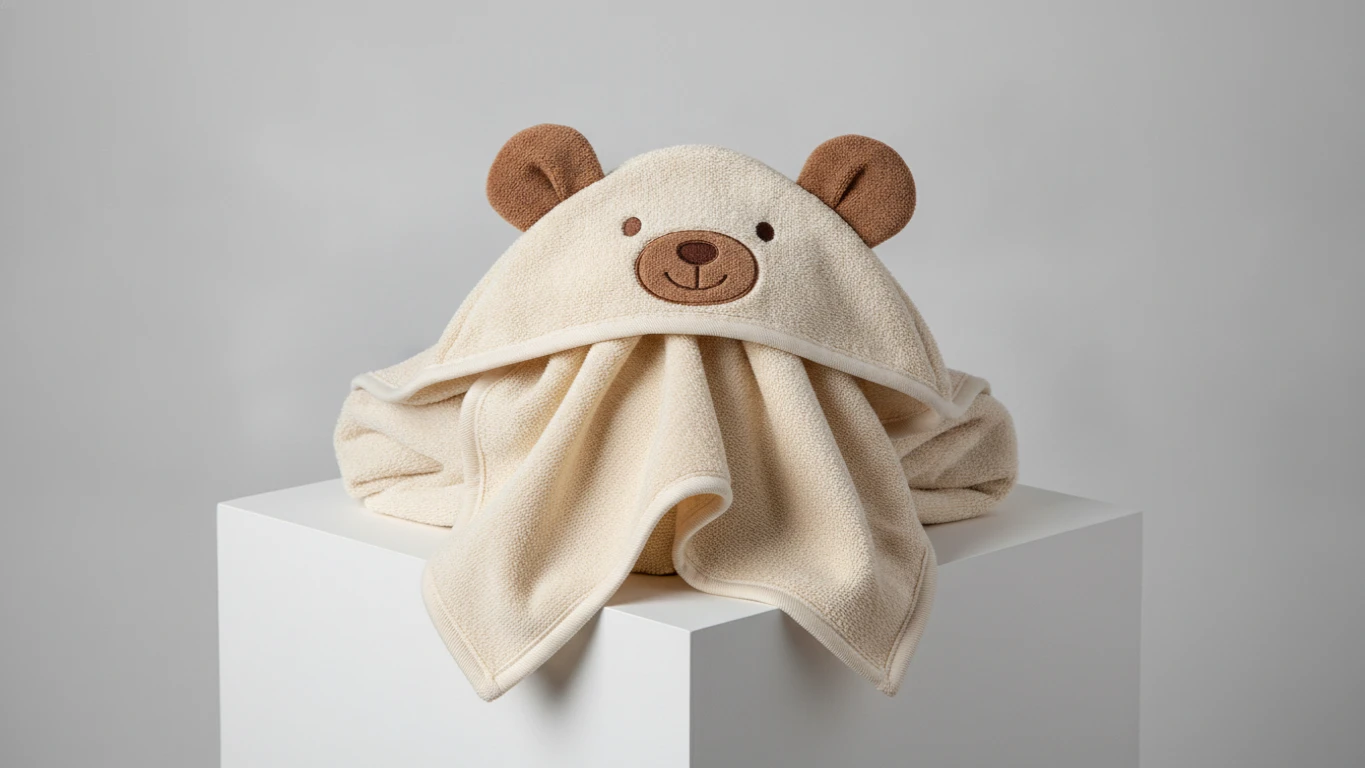 Hooded Animal Bamboo Bath Towel