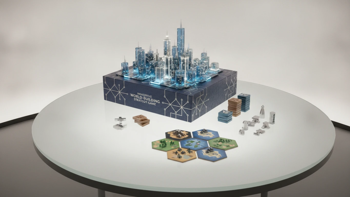 Immersive World-Building Strategy Game