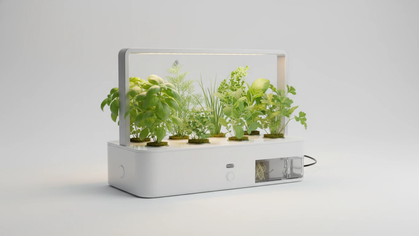 Indoor Hydroponic Herb Garden Kit