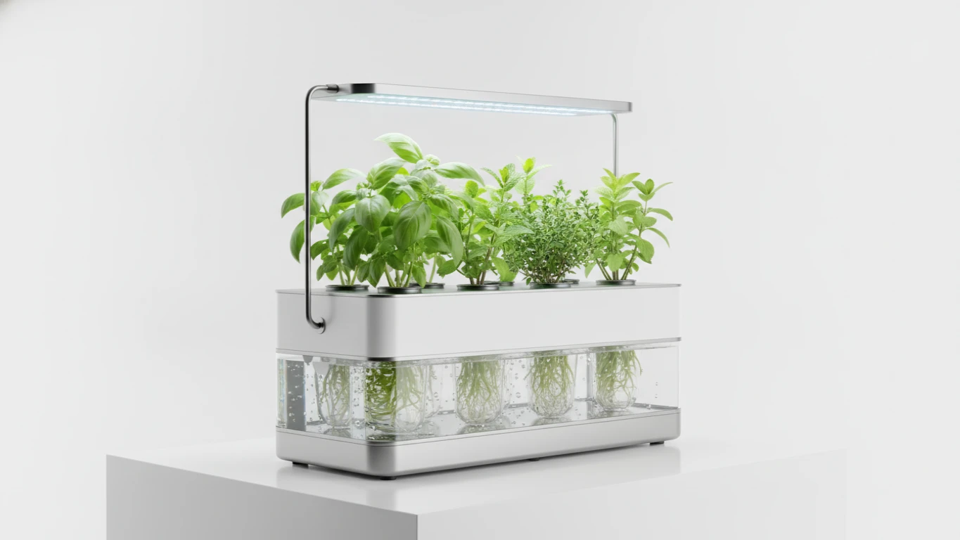 Indoor Hydroponic Herb Garden