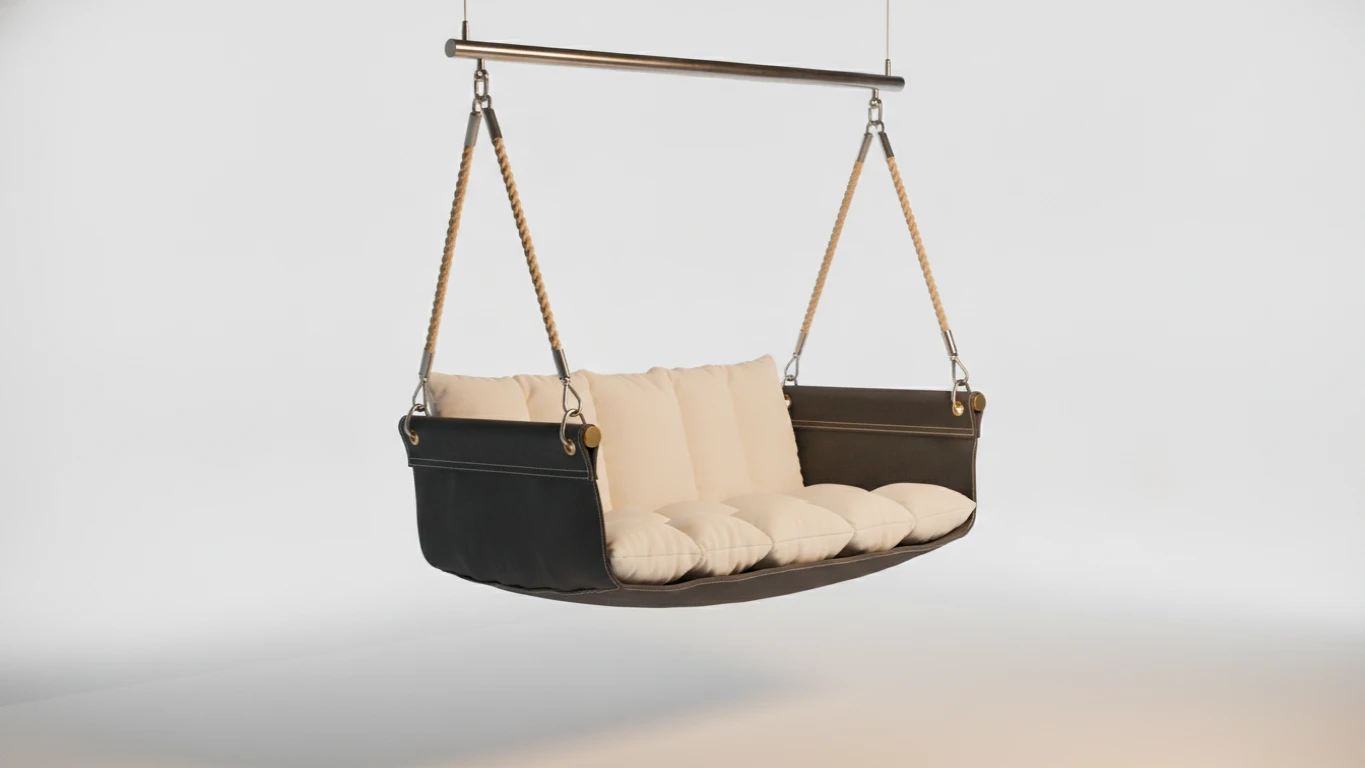 Indoor Padded Canvas Swing