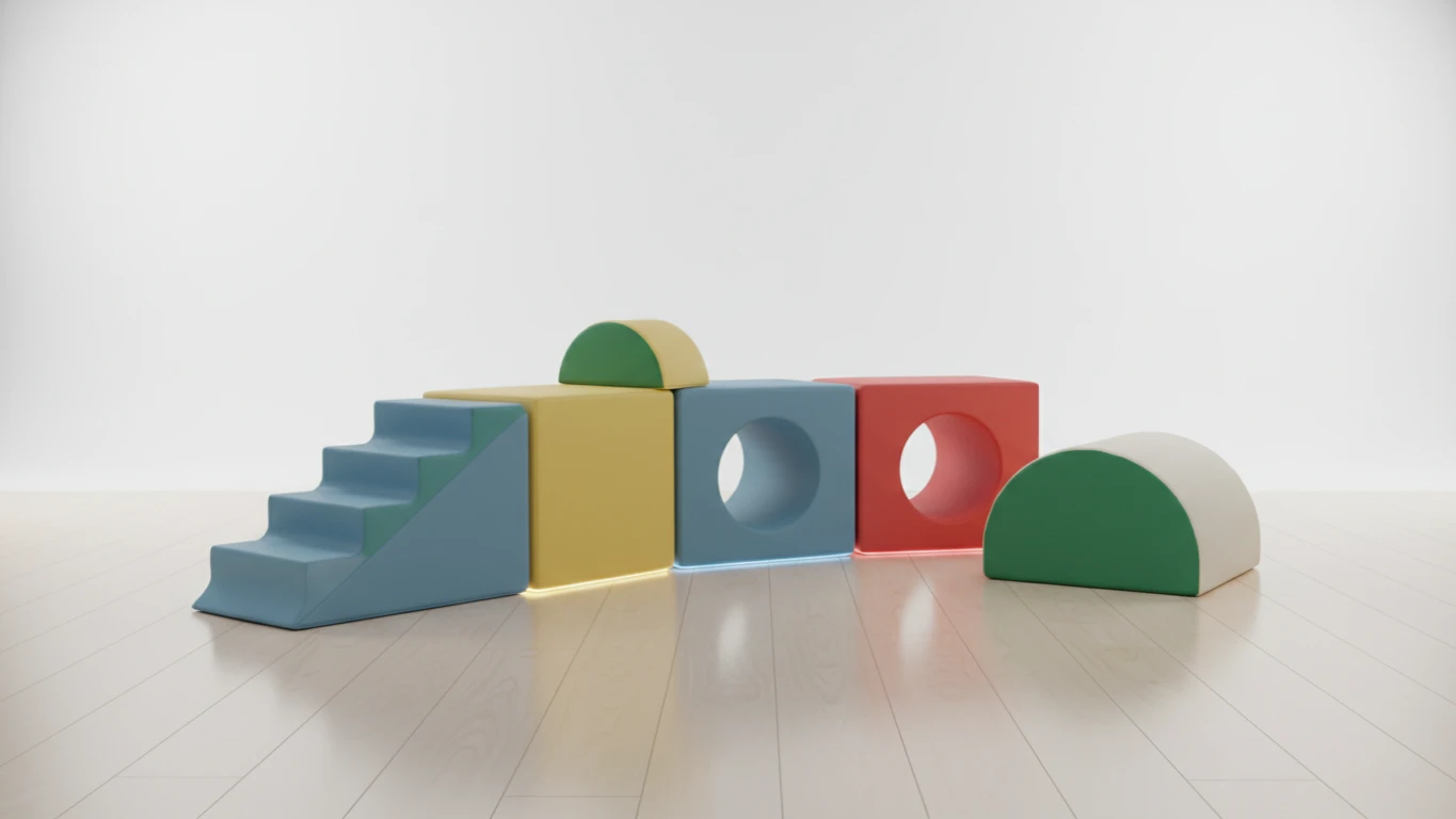 Indoor Soft Foam Climbing Set