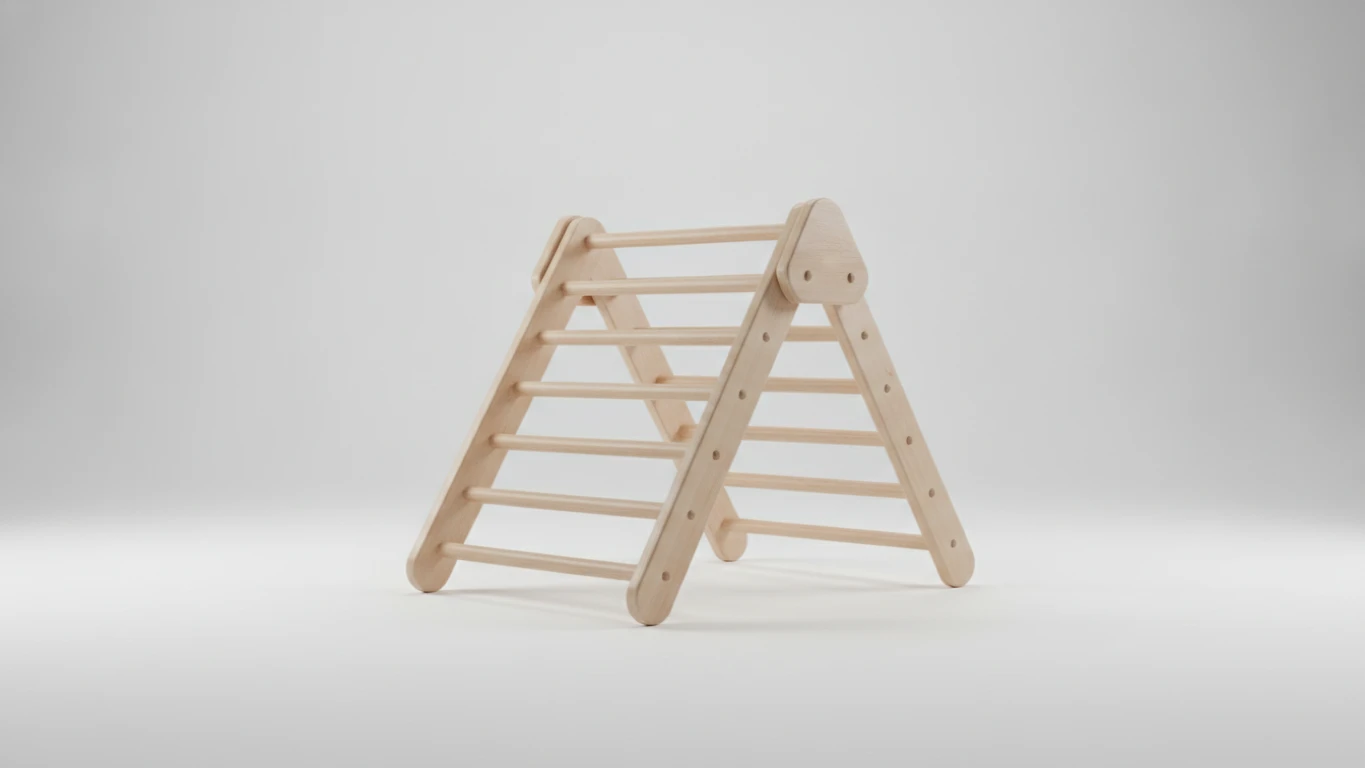 Indoor Wooden Climbing Triangle