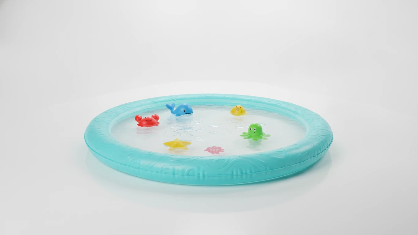 Inflatable Tummy Time Water Mat