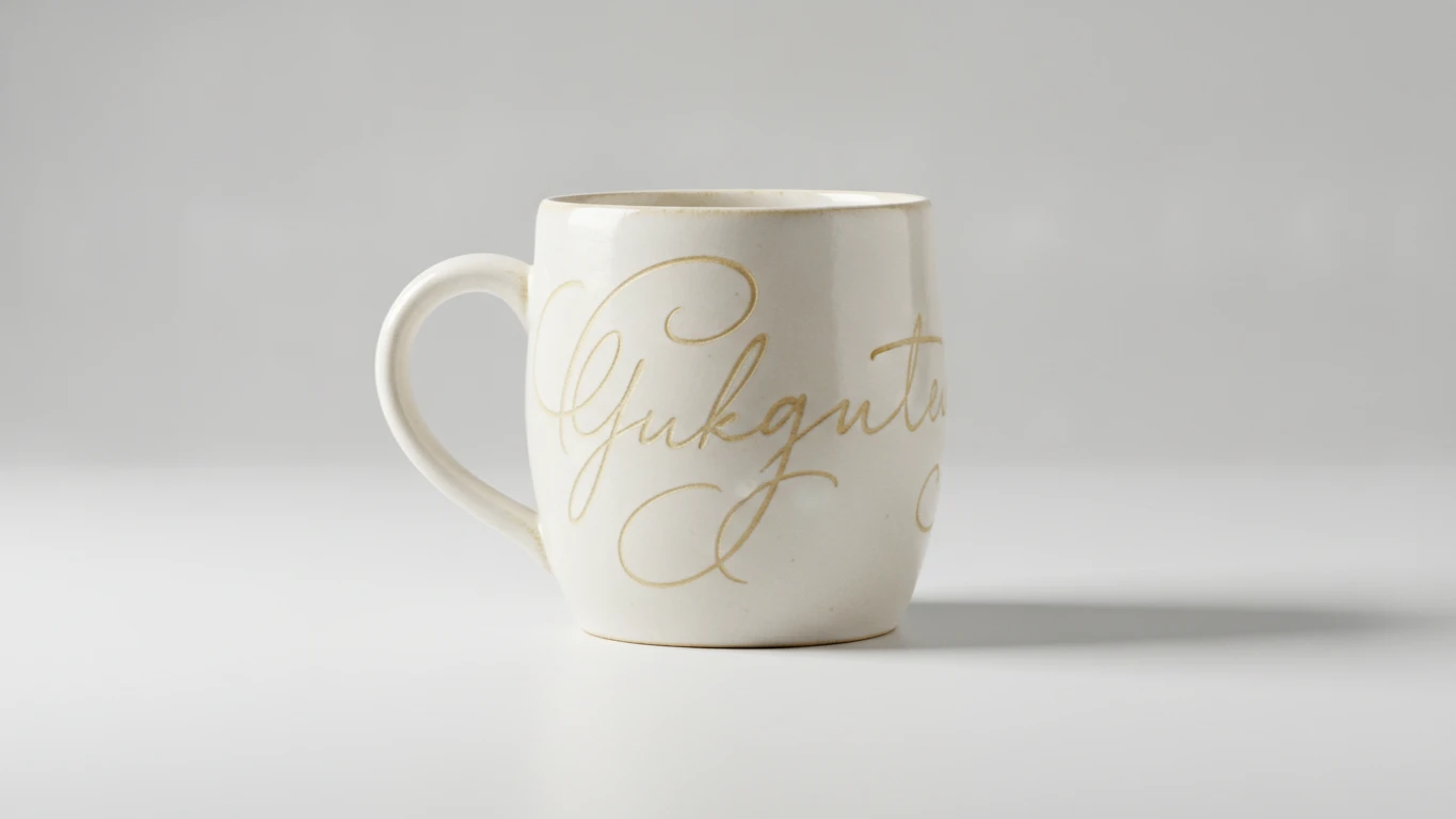 Inspirational Scripted Ceramic Coffee Mug