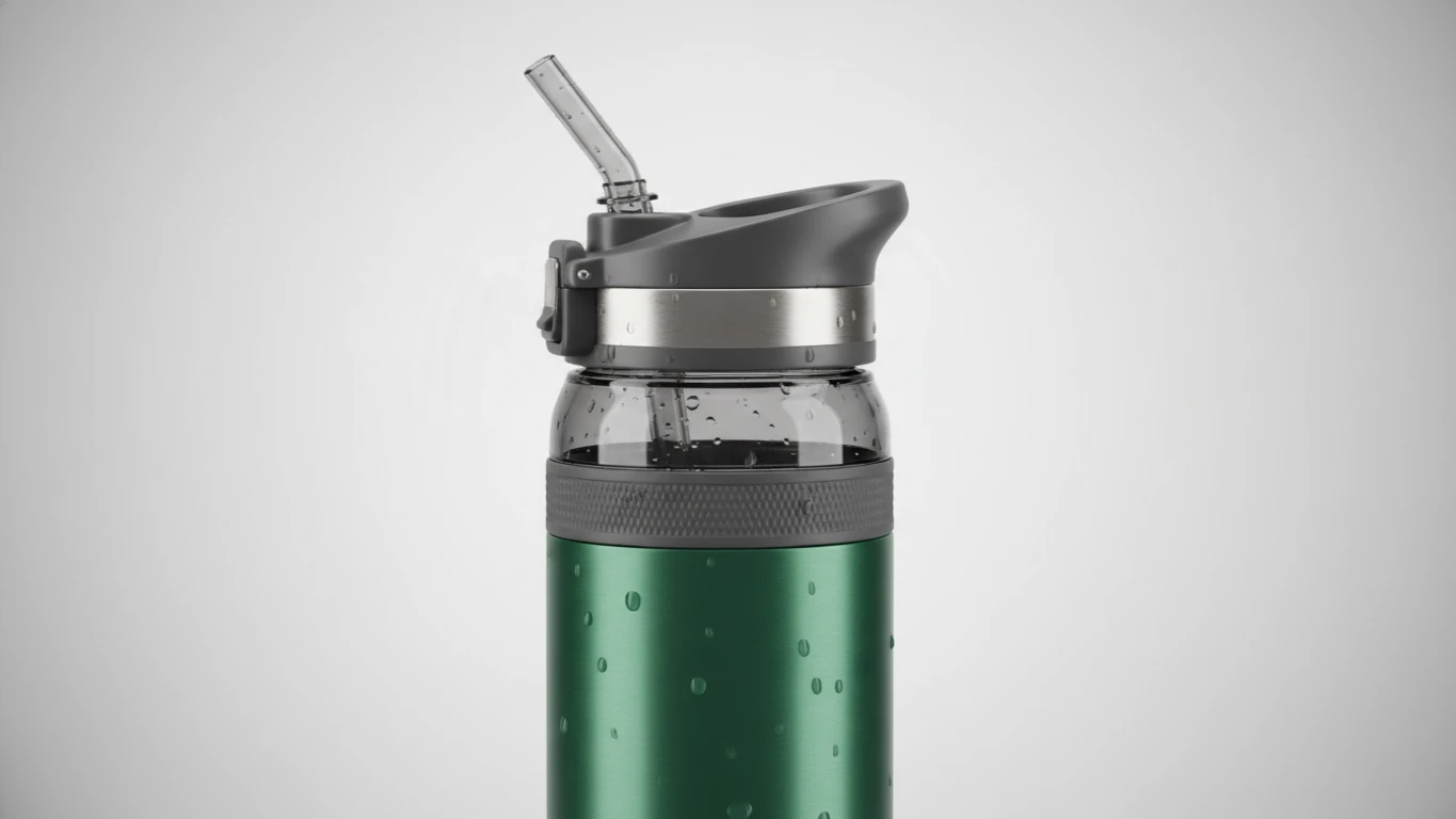 Insulated Hybrid Straw Water Bottle