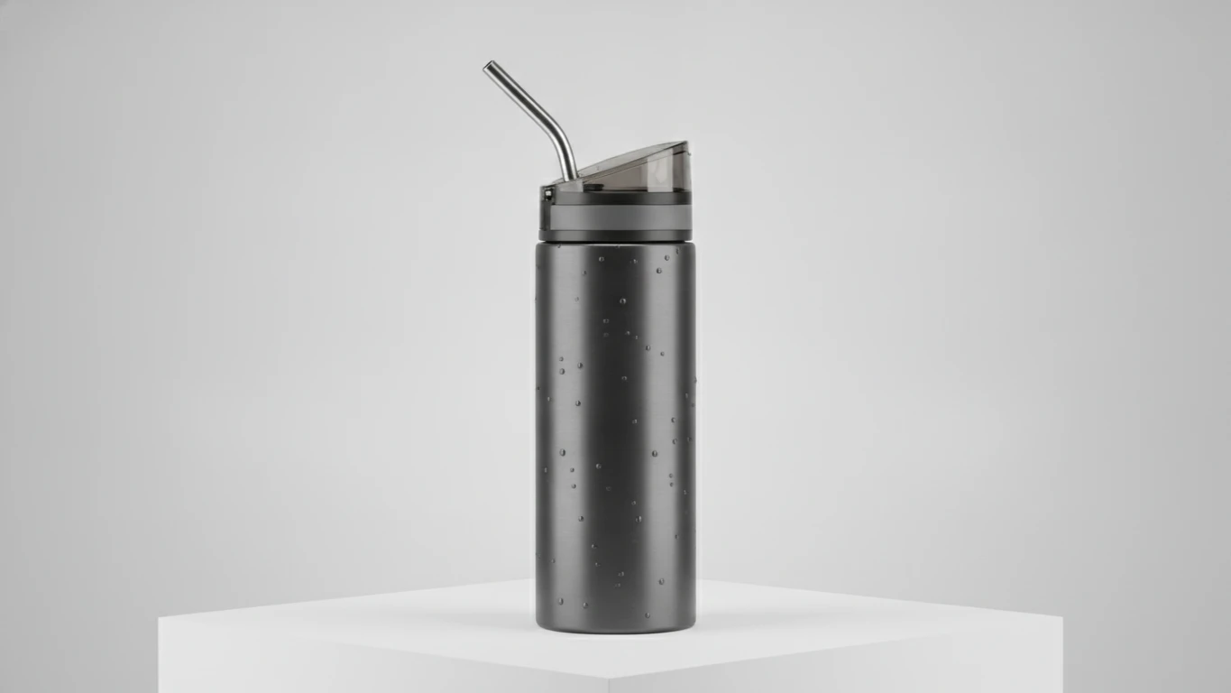 Insulated Stainless Steel Straw Bottle