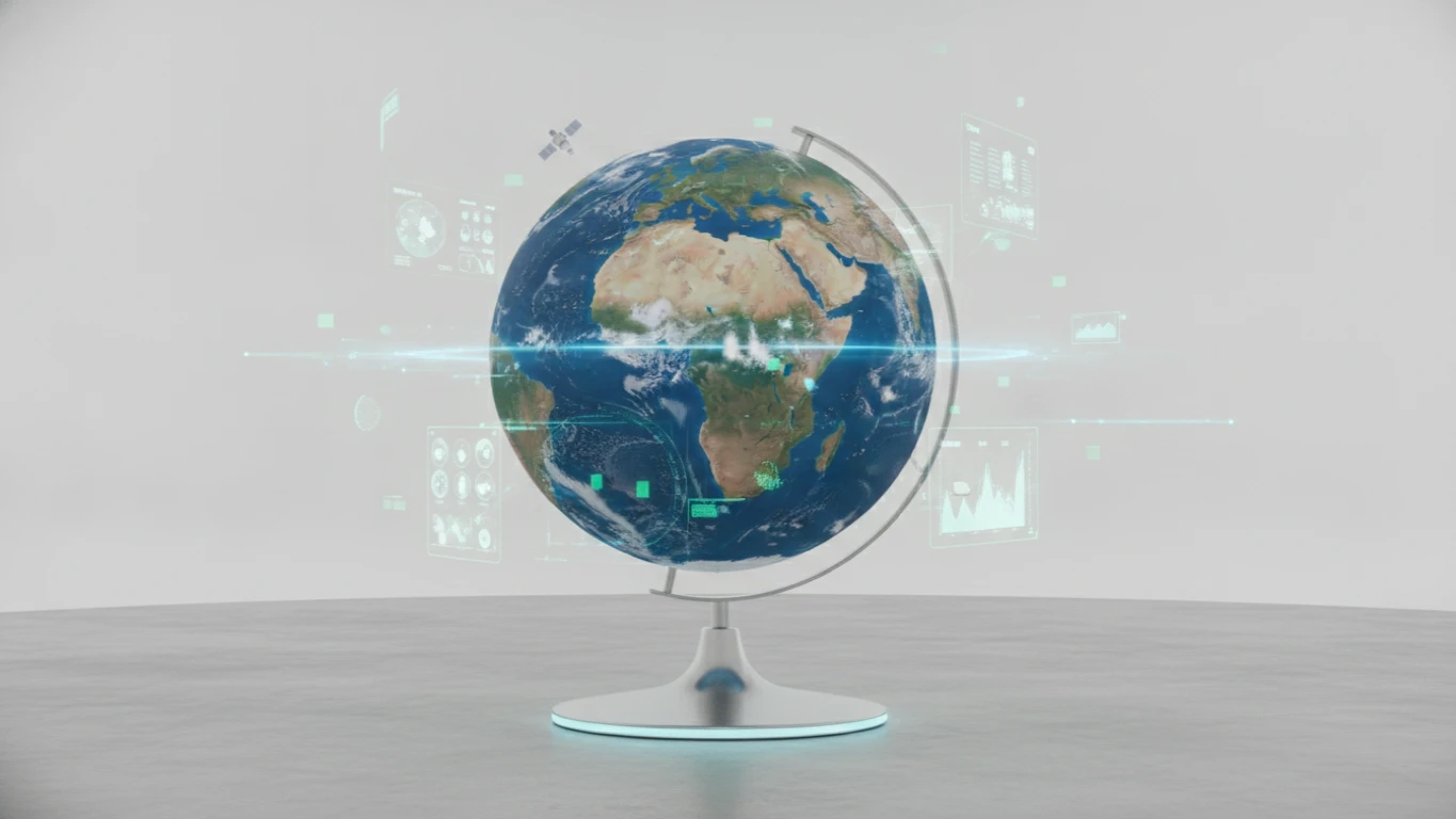 Interactive Augmented Reality Smart Globe