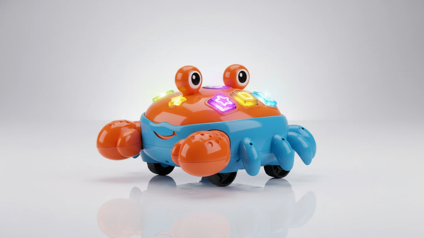 Interactive Crawling Musical Crab