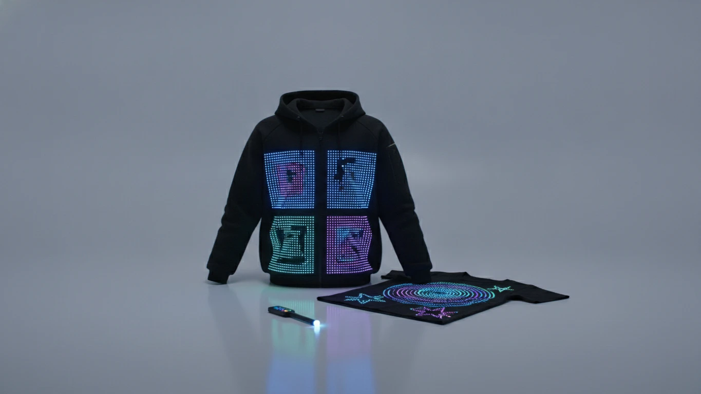 Interactive Light-Up Doodle Apparel