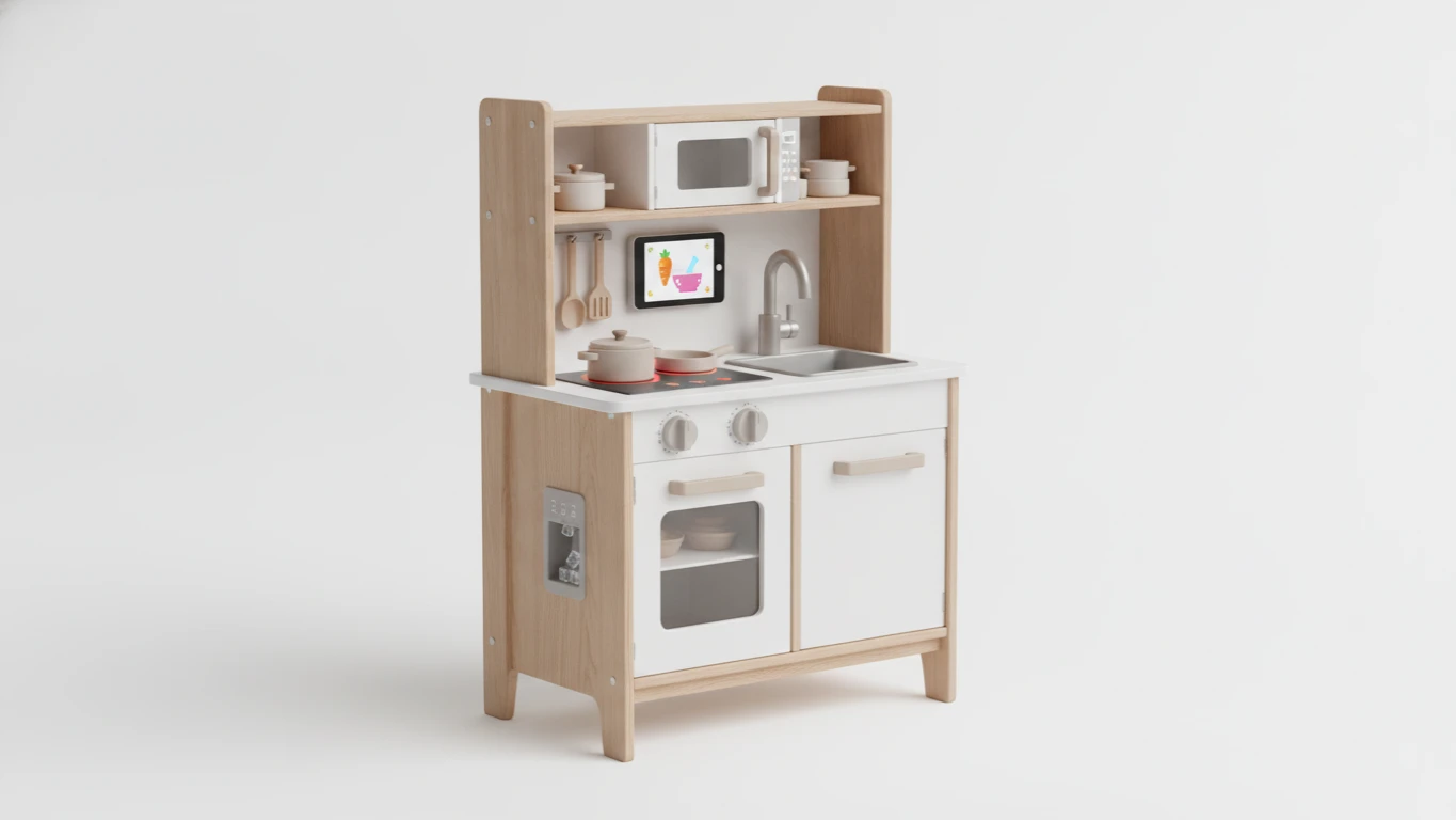 Interactive Pretend Play Kitchen