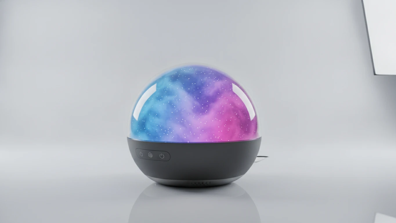 Interactive Star Projector with Cloud Nebula