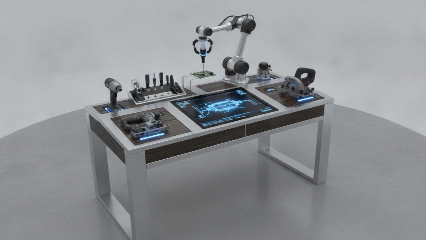 Interactive Workbench with Power Tools