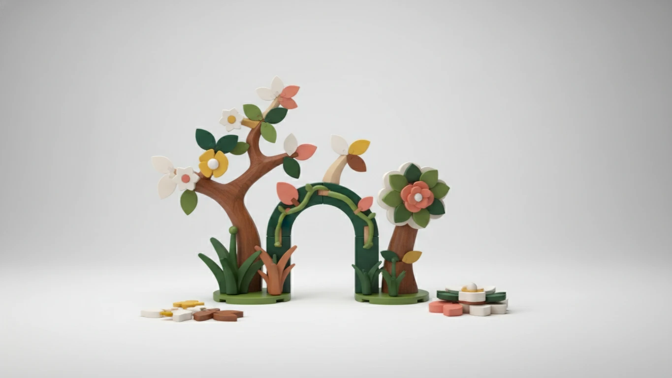 Interlocking Botanical Building Set