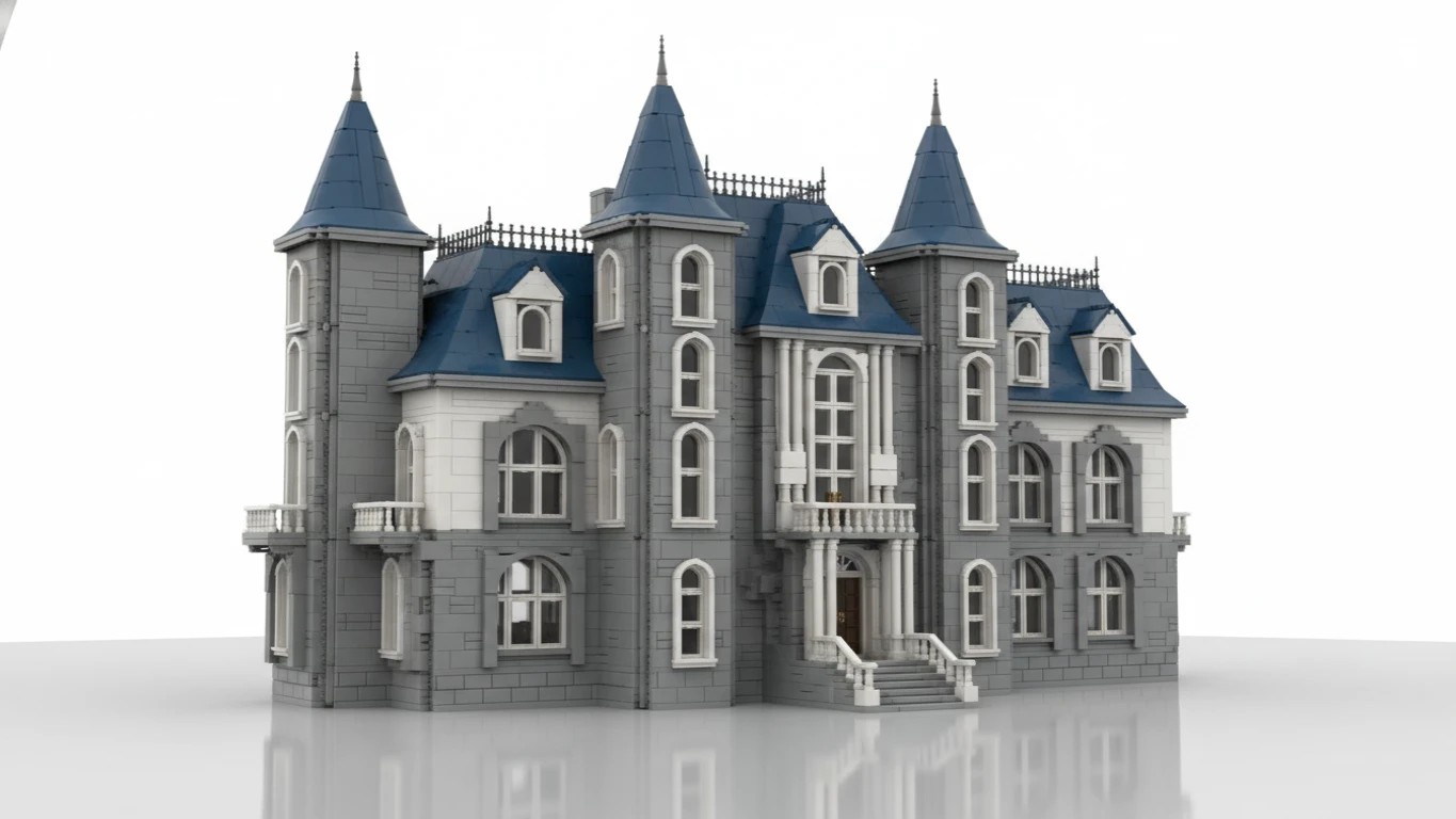 Interlocking Modular Building Mansion