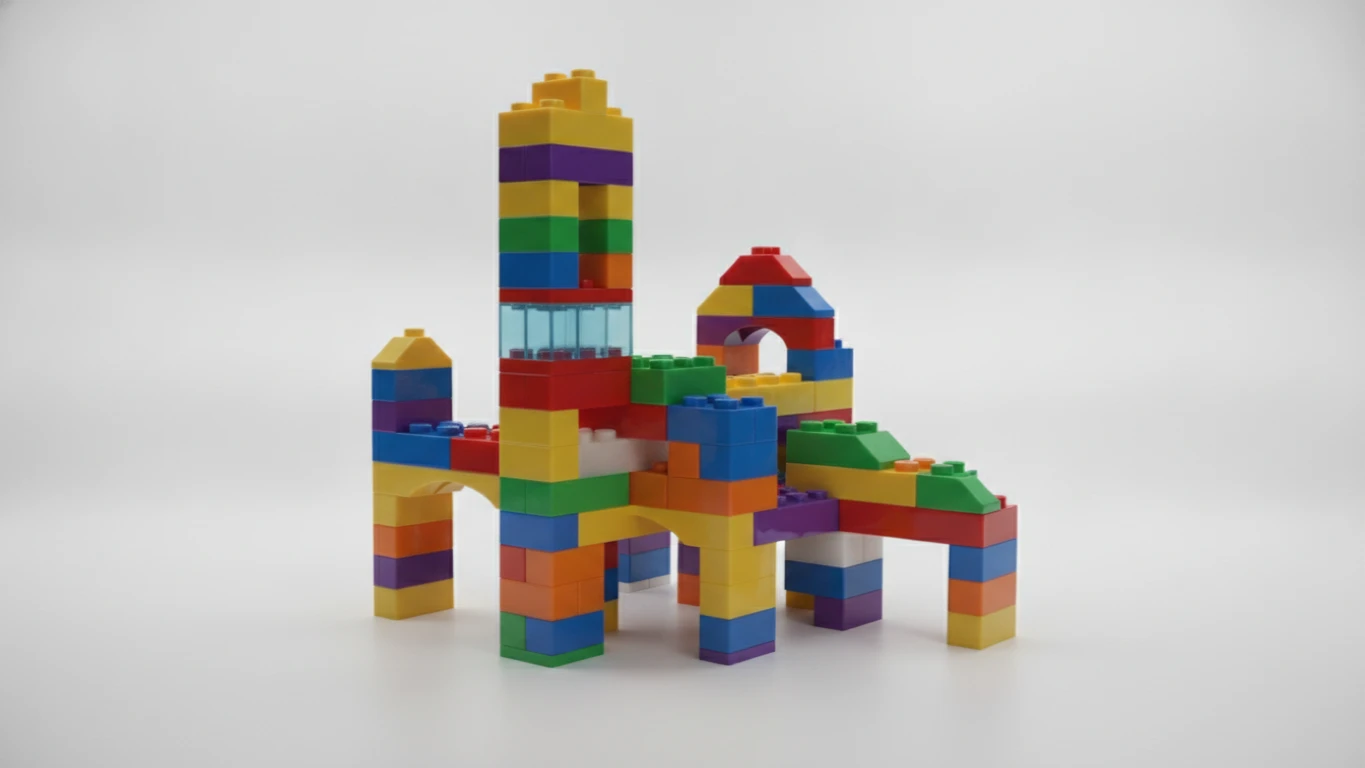 Interlocking Plastic Building Bricks