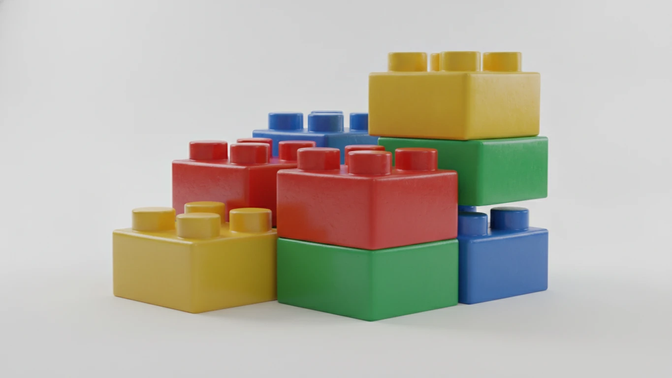 Jumbo Interlocking Building Blocks