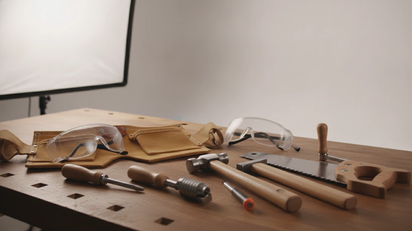 Junior Woodworking Real Tool Set