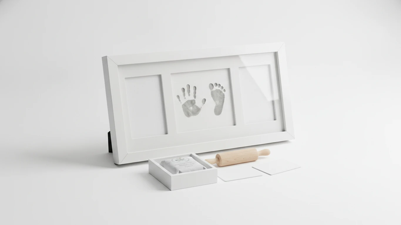 Keepsake Handprint and Footprint Frame Kit