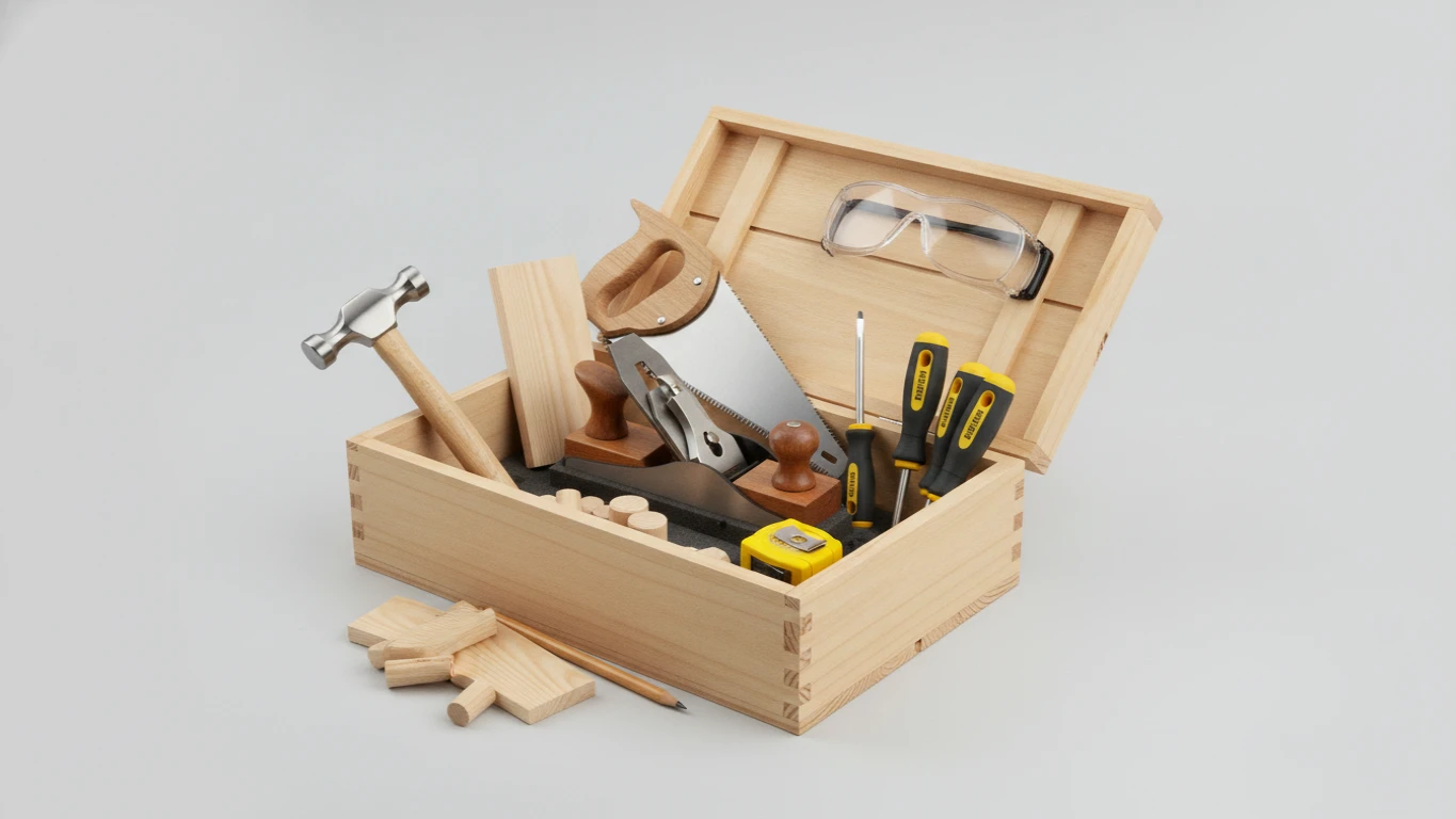 Kids’ Real-Tools Woodworking Kit
