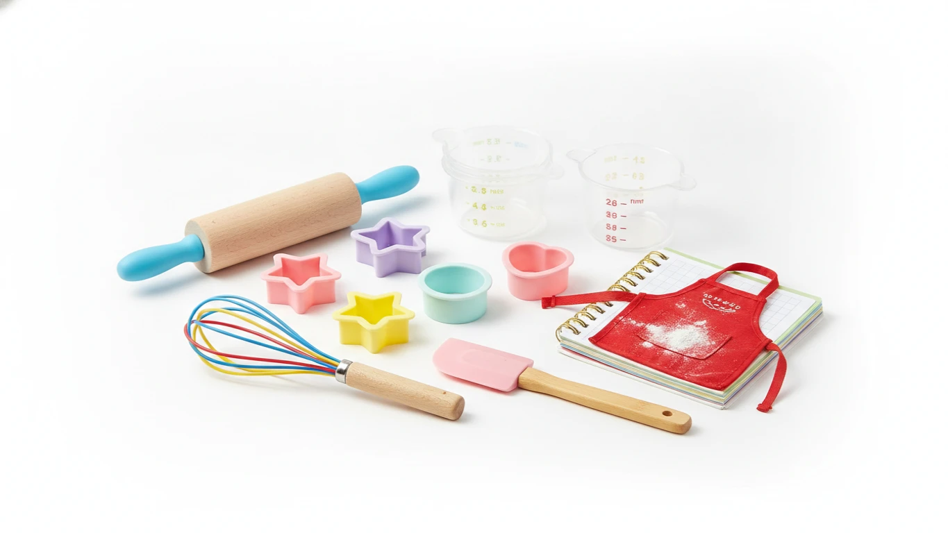 Kids' Recipe and Baking Tool Set