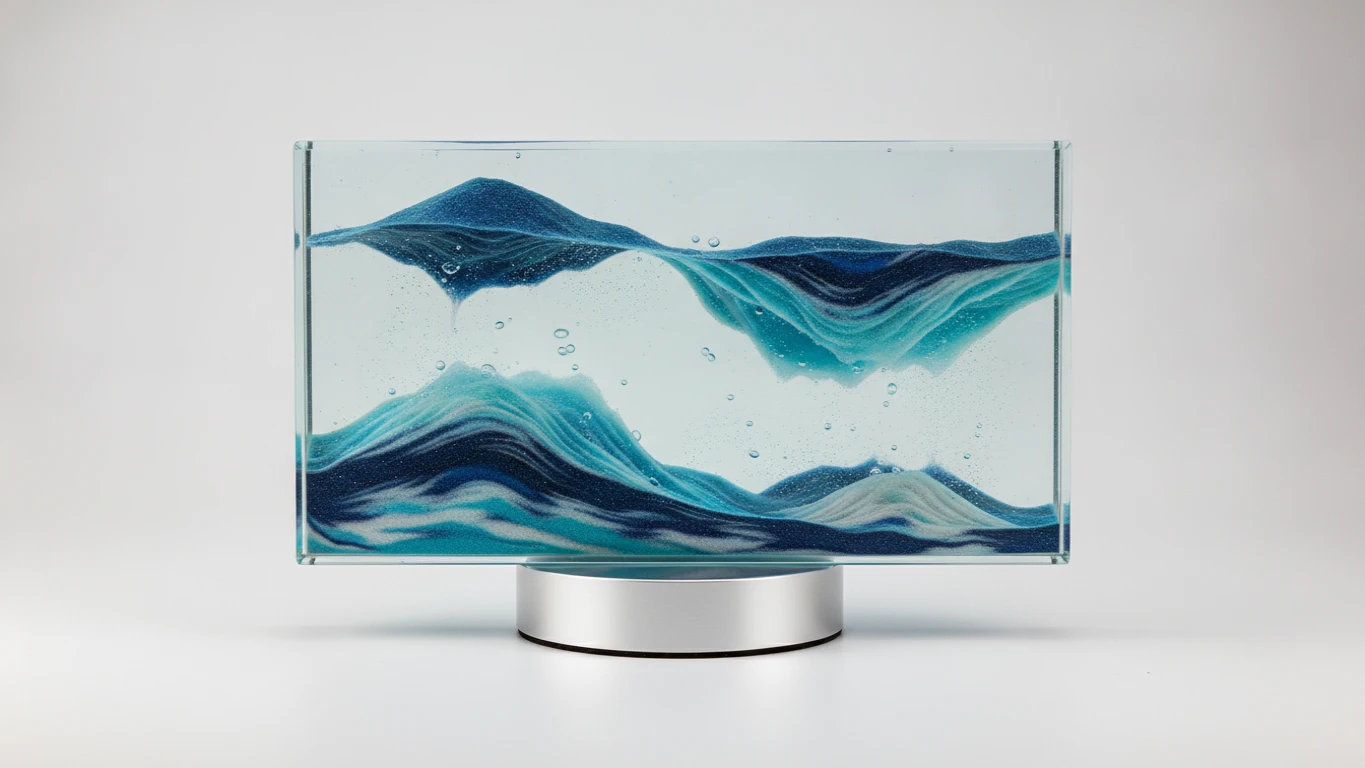 Kinetic Deep-Sea Motion Sand Art