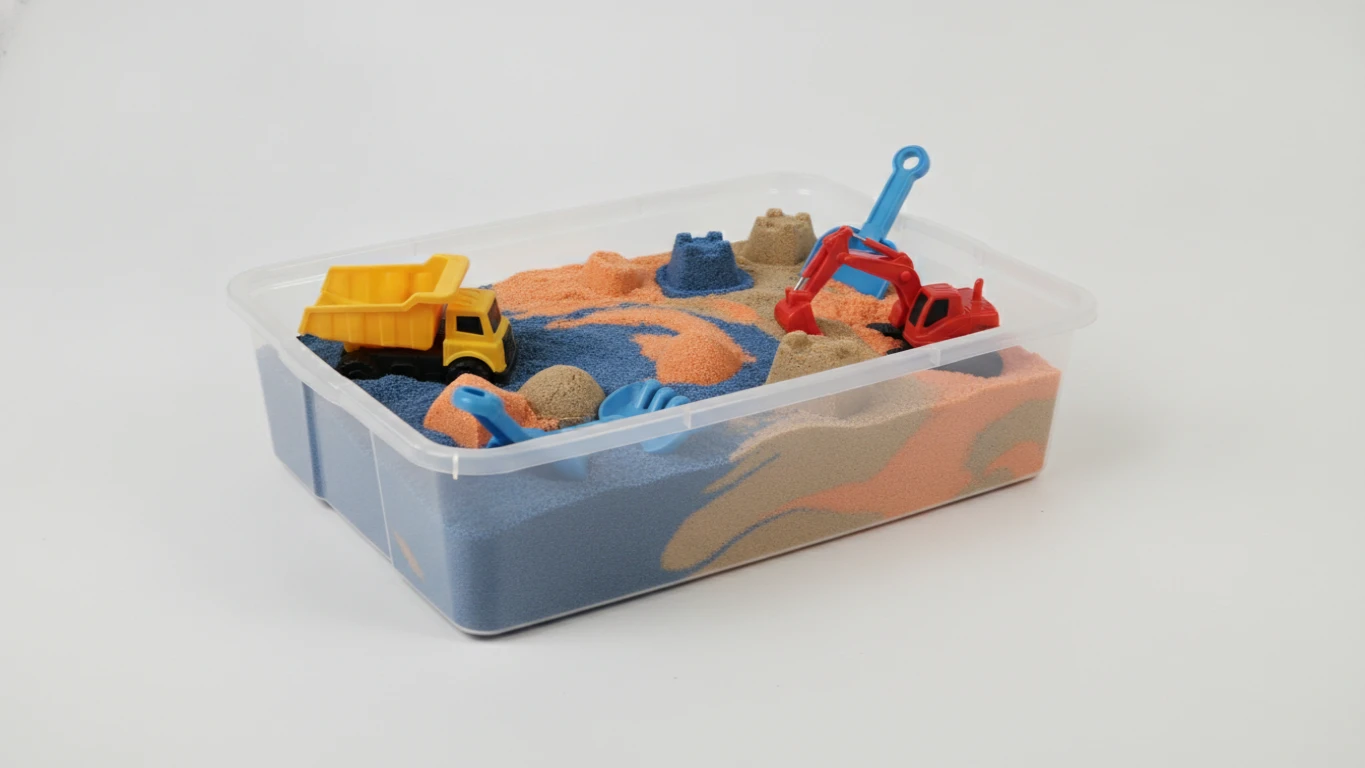 Kinetic Sand Sensory Bin