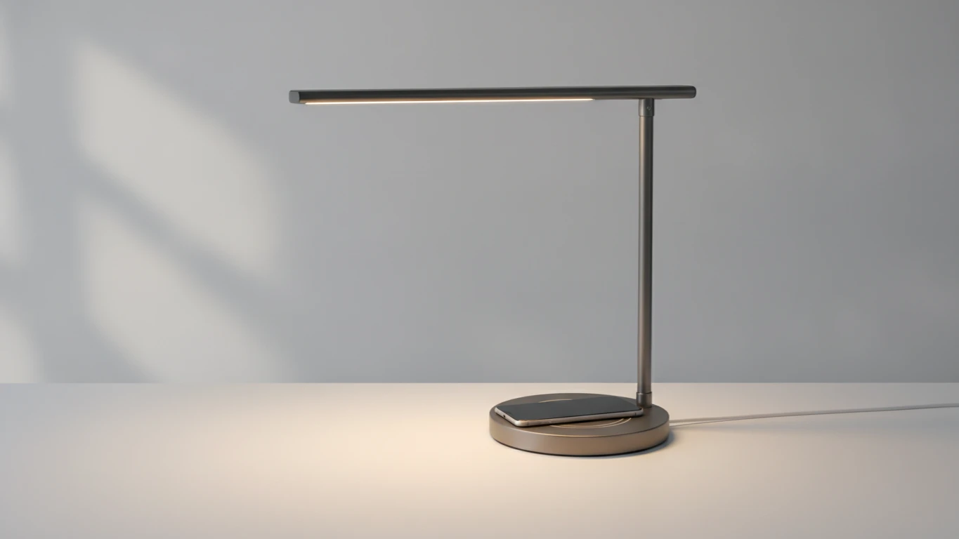 LED Desk Lamp with Wireless Charging