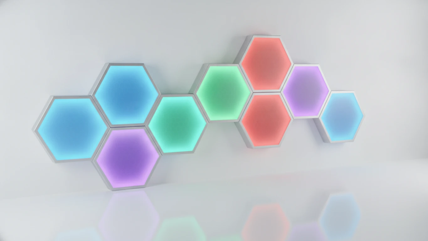 LED Hexagon Wall Panels