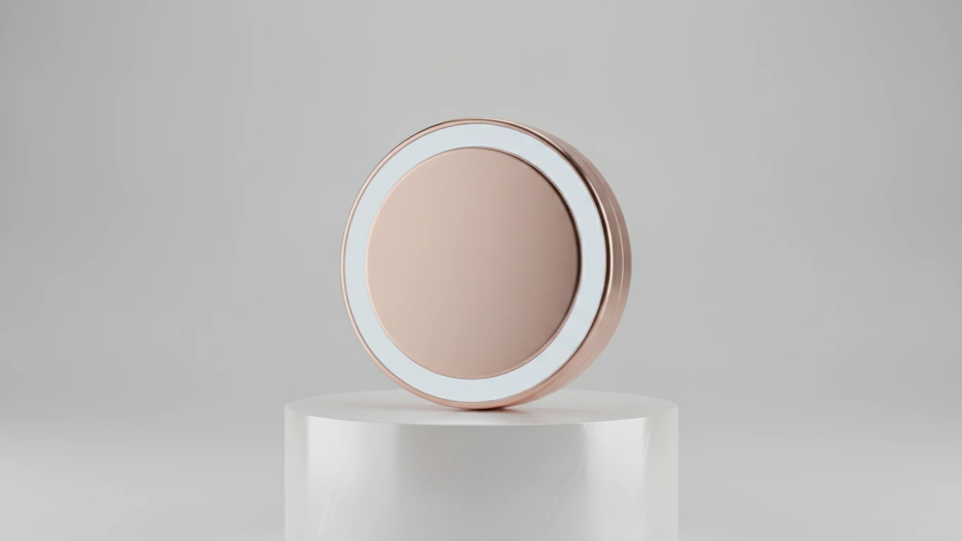 LED-Lighted Magnifying Compact Mirror