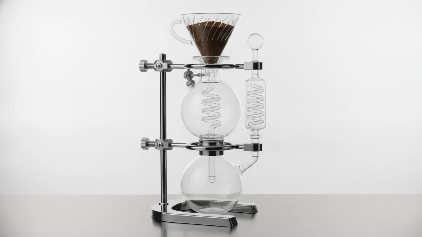 Laboratory Grade Glass Coffee Brewer