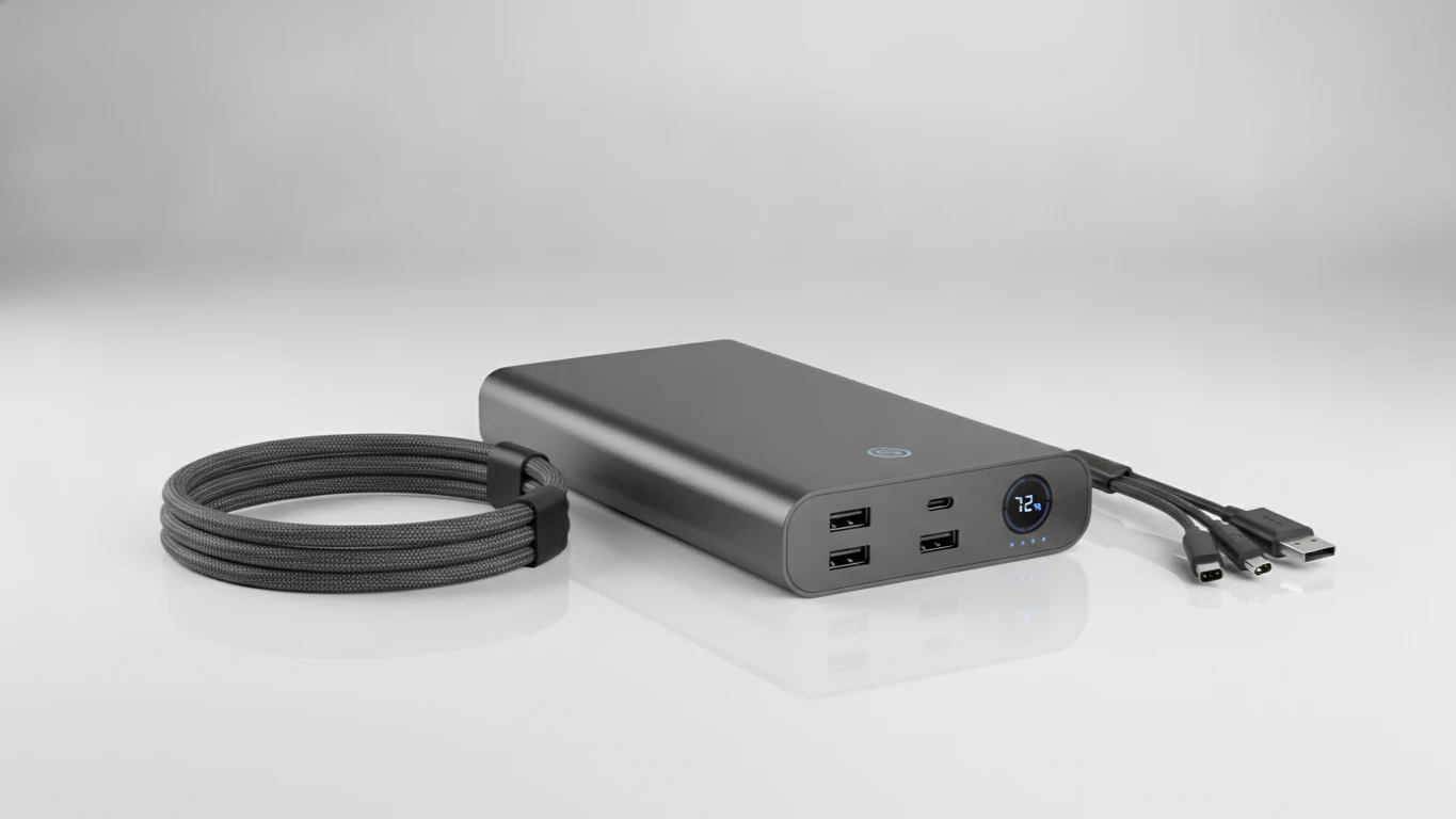 Laptop-Ready High Capacity Power Bank