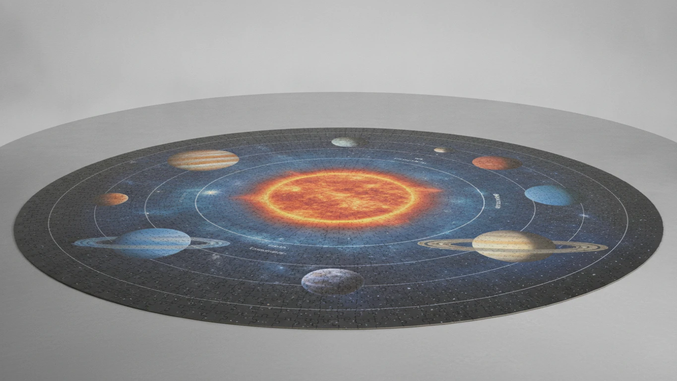 Large Floor Puzzle of the Solar System