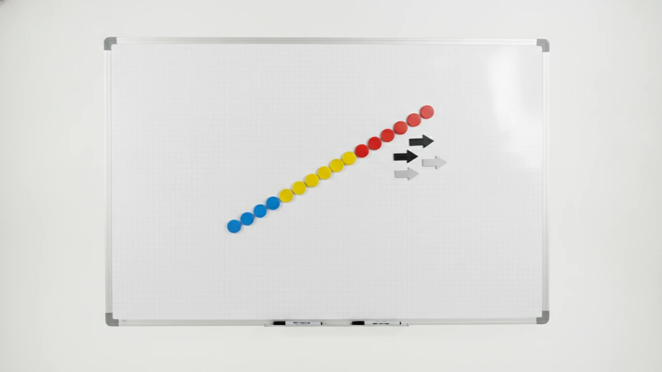 Large Magnetic Plotting Whiteboard