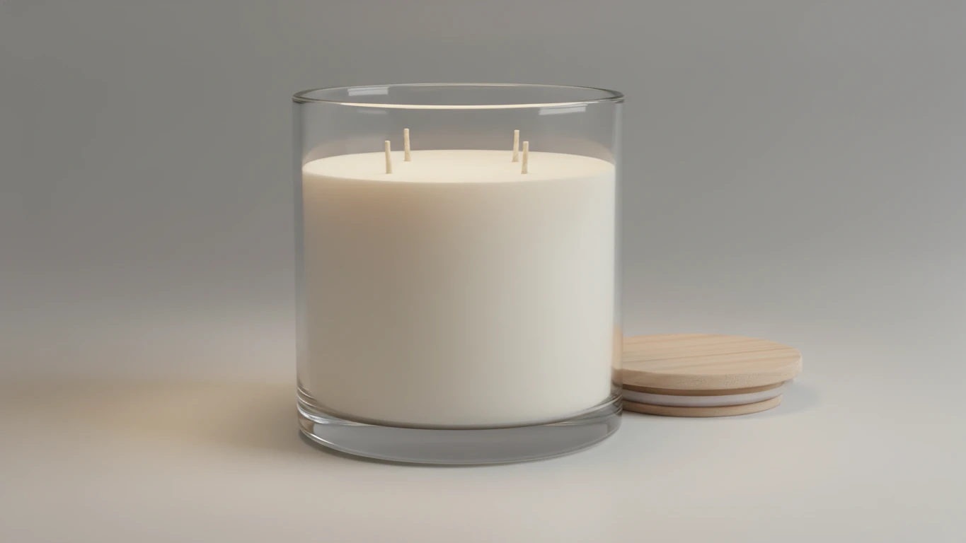 Large Scented Soy Glass Candle