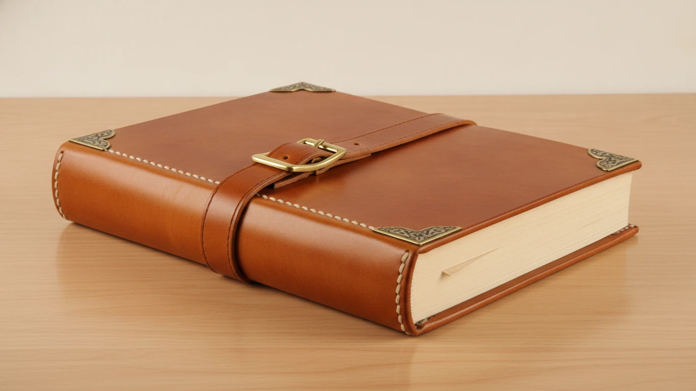 Leather-Bound Keepsake Anniversary Journal