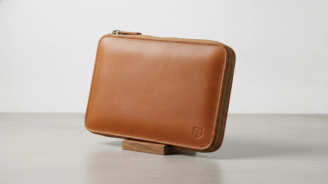 Leather Travel Technology Organizer