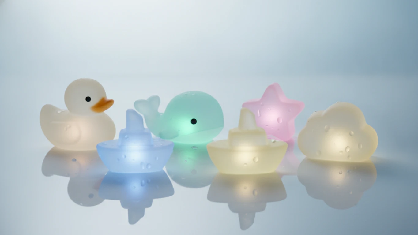 Light-Up Bath Toy Collection