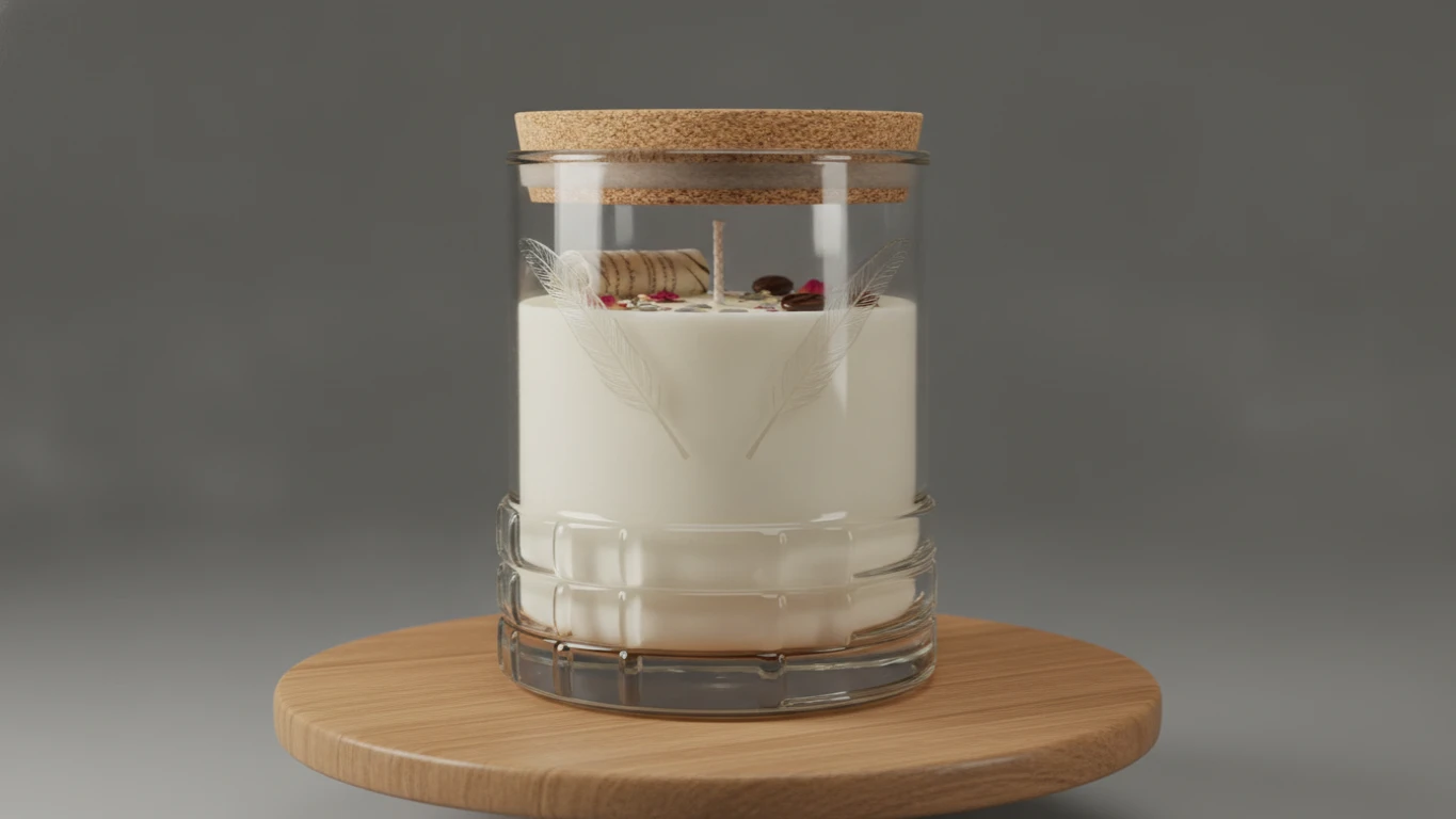 Literary-Themed Soy Wax Candle