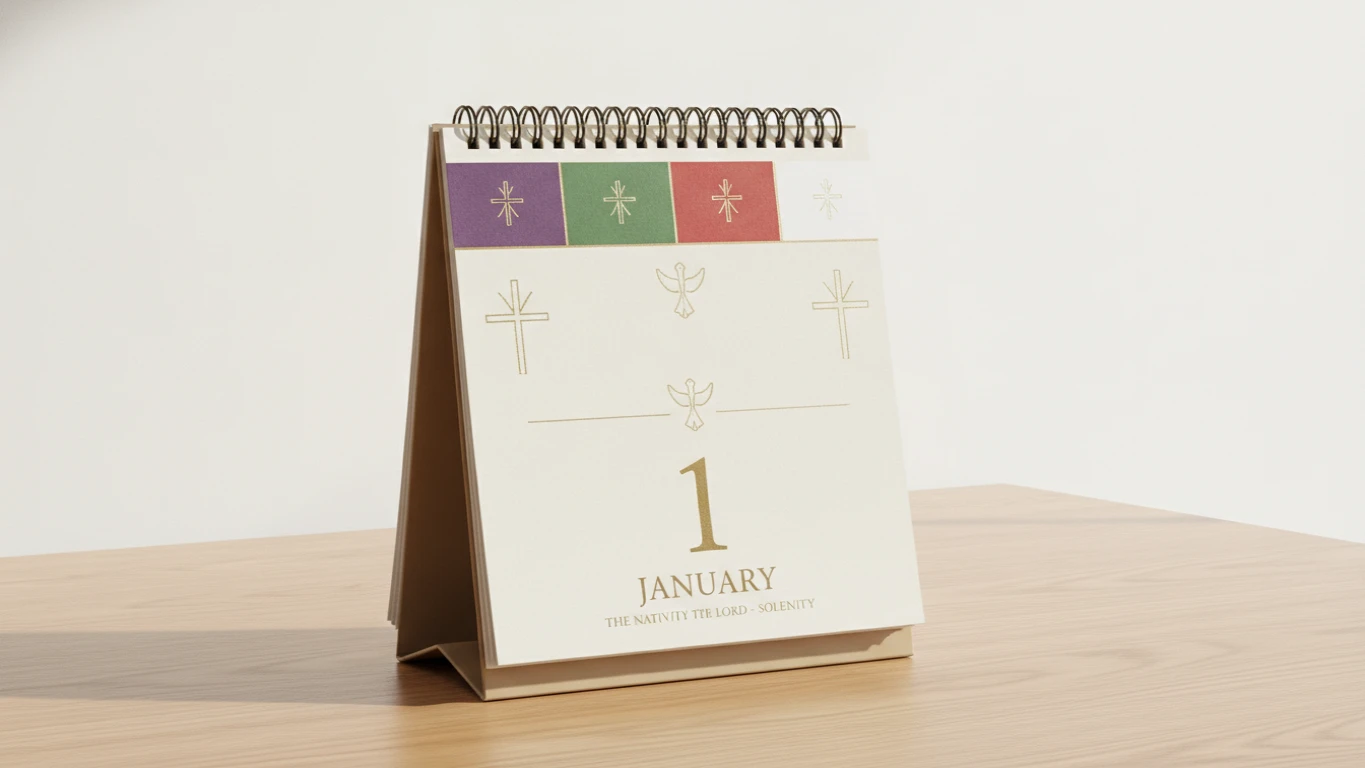 Liturgical Year Desk Calendar