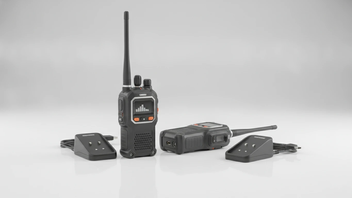 Long-Range Rechargeable Walkie Talkies