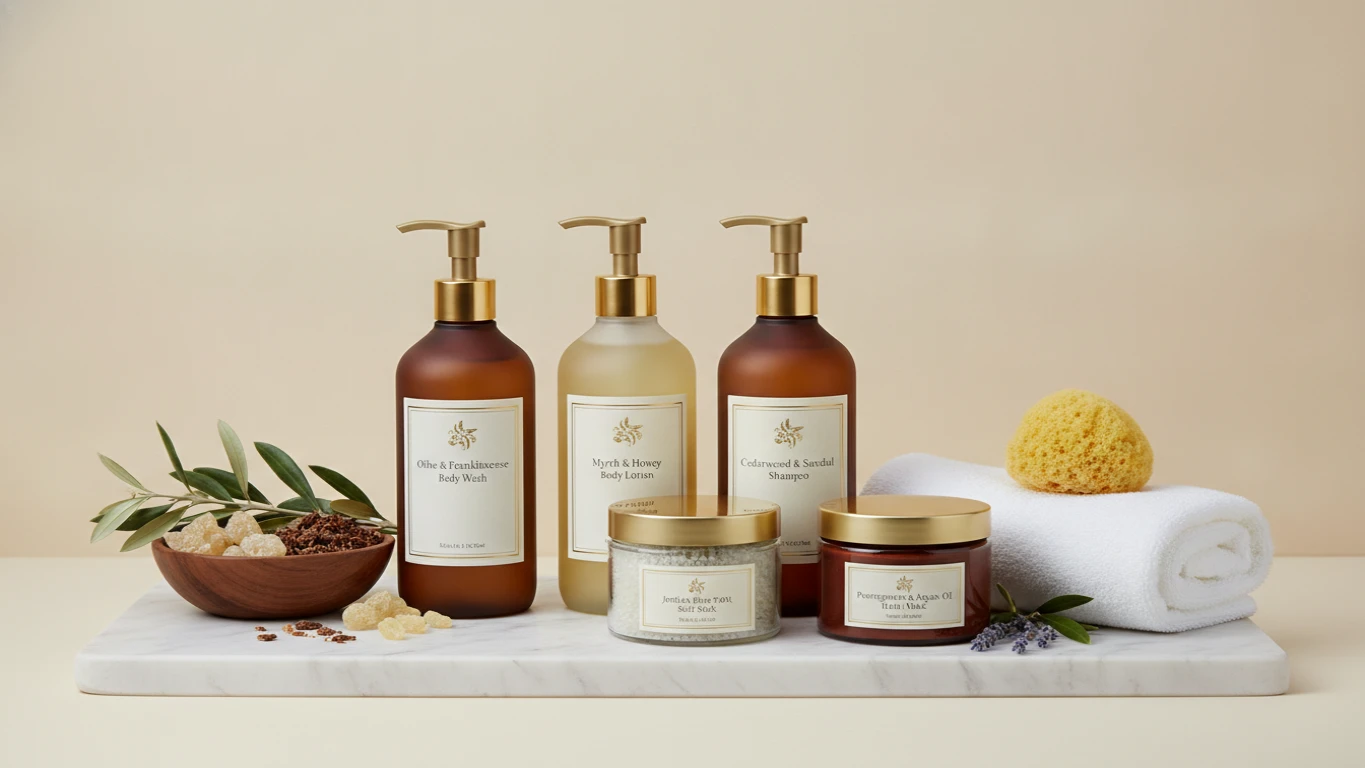 Luxury Bath Set with Biblical Botanical Extracts