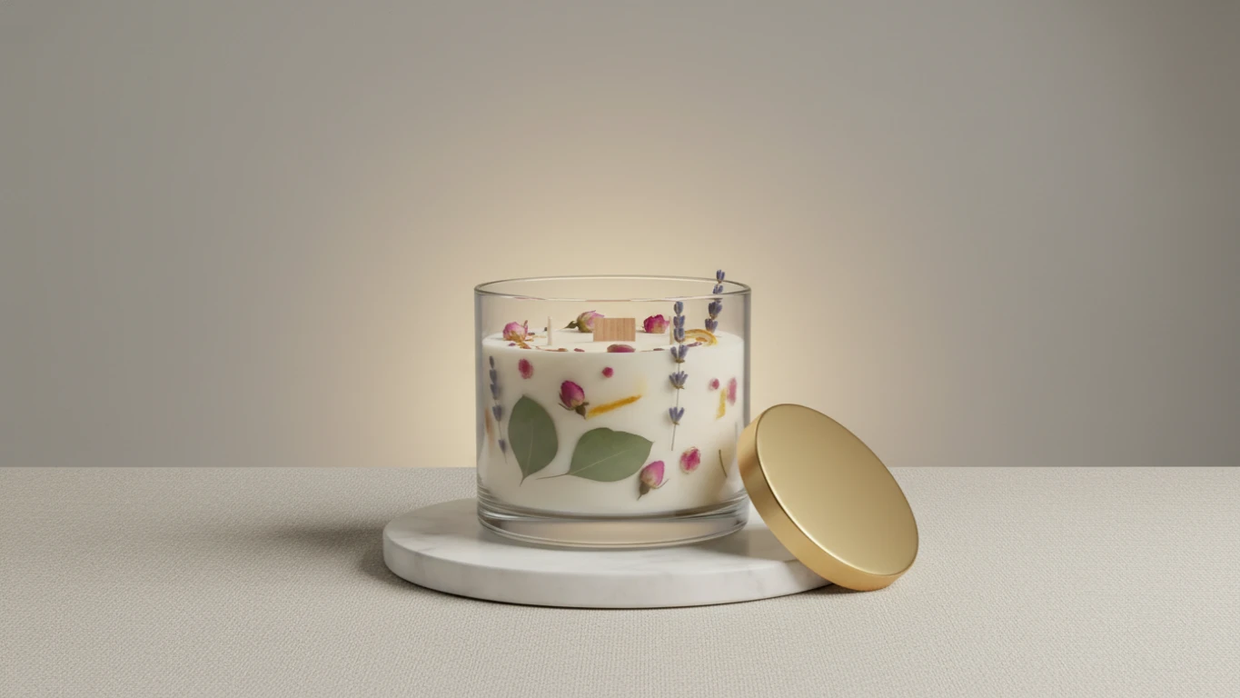 Luxury Botanical Scented Candle